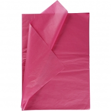 Silkespapper 50 x 70 cm Pink 25 ark till scrapbooking, pyssel och hobby