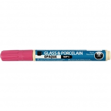 Porslin Glaspenna Täckande Rosa 2-4 mm Porslinspenna