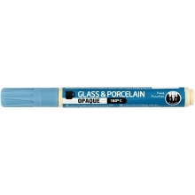 Porslin Glaspenna Täckande Ljusblå 2-4 mm Porslinspenna