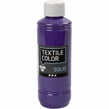Textil Färg Solid Lila 250 ml Textilfärg
