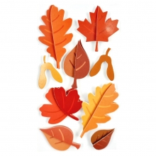 3D Stickers Mix Autumn Leaves Heyda Klistermärken