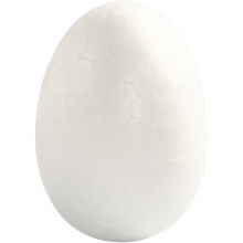 Frigolit Ägg Höjd: 4,8 cm 10 st Frigolitägg
