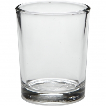 Värmeljushållare Glas 4 st H: 6,5 cm Ljushållare
