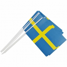 Pappersflaggor Sverige 10 st 20x25 cm Student Konfirmation