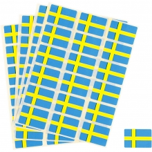 Flaggor 15 x 22 mm Sverige 72 st Student Konfirmation