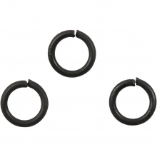 O-ring dia. 7 mm Svart 50 st Jumprings till scrapbooking, pyssel och hobby