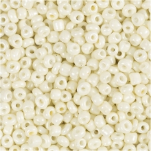 Seed Beads - 3 mm - Hål 0,6-1 mm - Pärlemor - 25 g