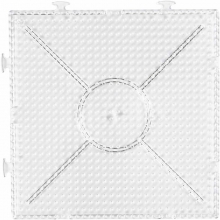 Pärlplattor 15x15 cm Transparent Stor byggbar kvadrat Pärlplatta