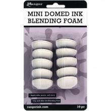Mini Domed Ink Blending Foam Ranger 10 st refiller Distress Stämpeldyna