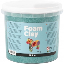 Foam Clay Mörkgrön 560 g Lera till scrapbooking, pyssel och hobby