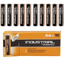 Batterier Industrial Duracell - AA - 10 st