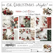 Scrapbooking Paper Pad Craft O Clock - Oh, Christmas Night Julpapper