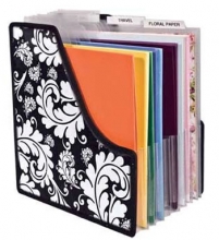 Projections Paper Holder Black White Storage