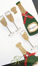 3D Stickers Mix Champagne Heyda Klistermärken