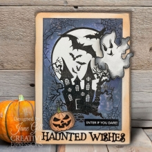 Clear Stamps Woodware - Halloween - Spooky Goings On