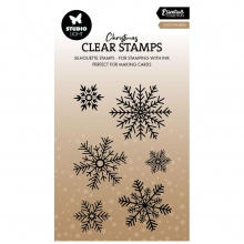 Clearstamp 62x93 mm - Snowflakes - Studio Light