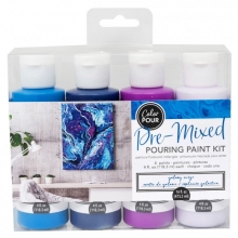 Color Pour - Pouring Paint kit - Galaxy - 475 ml