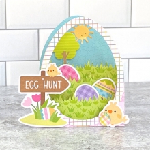 Epoxy Stickers Doodlebug - Hippity Hoppity - Egg Hunt