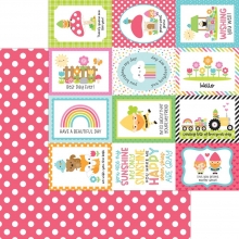 Scrapbooking Papper Doodlebug - Over the Rainbow