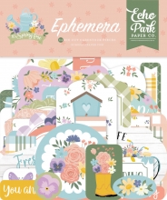 Die Cuts Ephemera Echo Park - It's Spring Time - 34 st
