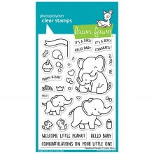 Stämpel Lawn Fawn - Elephant Parade Clear Stamps