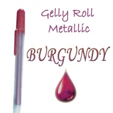Gelly Roll Penna Metallic Burgundy Sakura Gelpennor