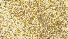 Glitter Lim med Flakes - Guld Rainbow - 50 ml