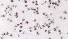 Glitter Lim med Konfetti - Vita Stjärnor - 50 ml