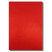 Glitterpapper A4 Paper Line 120 gr Röd 10-pack Papper Kort Kuvert Bröllop Kärlek