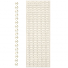 Halvpärlor Creme - Pearl Strips - 629 st - 5 mm