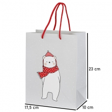 Presentpåse Isbjörn - Julklapp Påse - Giftbag