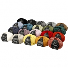 Storpack Maxi Wool Ullgarn Mixade Färger 20x100 g