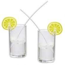 Miniatyr Drink i Glas - 2 st - 1,2 cm