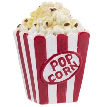 Miniatyr Popcornpåse - Röd/vit - 4,5x3 cm