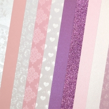 Paper Pack A4 Pink Shades 10 ark 210-250 g Pappersblock Pad