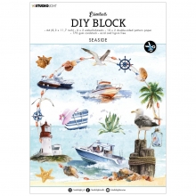 Paper Pad A4 - DIY Block Studio Light - Seaside