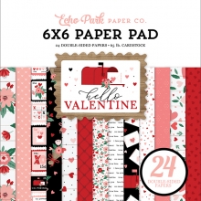Paper Pad Echo Park - Hello Valentine - 6x6 Tum