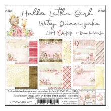 Paper Pad 6x6 - Craft O Clock - Hello Little Girl