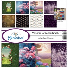 Paper Pack Reminisce - Welcome To Wonderland - 12x12 Tum