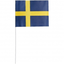 Pappersflaggor - 20 x 27 cm - Sverige - 4 st