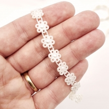 Pärlband - Design Elisabeth - 9 mm - Creme