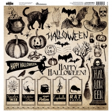 Paper Pack Reminisce - Vintage Halloween - 12x12 Tum