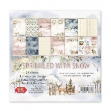 Scrapbooking Paper Pad Craft & You - Sprinkled With Snow Christmas