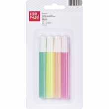 Självlysande pennor Neonfärger 4 st Tuschpenna