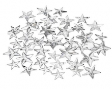Rhinestones 360 st Silver Stjärnor till scrapbooking, pyssel och hobby