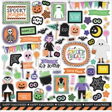Stickers Monster Mash - Echo Park - 80 stickers till halloween