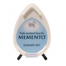 Memento Dew Drop Summer Sky Stämpeldyna till scrapbooking, pyssel och hobby