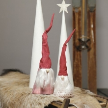 Julpyssel Tomtar med skägg av råsilke Jul Pyssel Inspiration