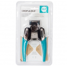 Crop-A-Dile Corner Chomper Tool Rounded Aqua