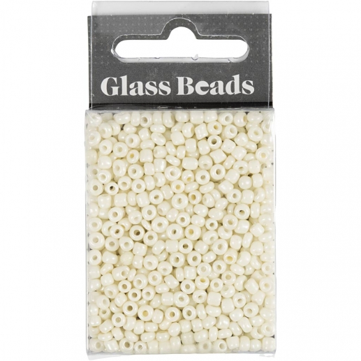 Seed Beads - 3 mm - Hål 0,6-1 mm - Pärlemor - 25 g